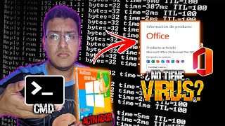 ¿Es SEGURO activar OFFICEMICROSOFT 365 por CMD GRATIS 🙀 La verdad de TODOS los ACTIVADORES KMS ☠️ [upl. by Pittman]