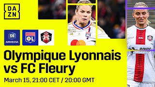 Olympique Lyonnais vs FC Fleury 91  Division 1 Arkema 202324 Matchday 17 Full Match [upl. by Nyl]