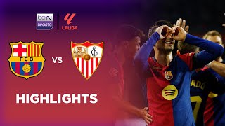 Barcelona 51 Sevilla  LaLiga 2425 Match Highlights [upl. by Zohar]