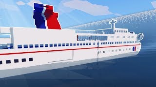 CRUISE SHIP TSUNAMI SURVIVAL  Stormworks Multiplayer Gameplay  Sinking Ship Survival [upl. by Netsrejk467]