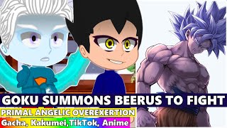 Beyond Dragon Ball Super Gokus Angelic form amp Beerus Vs Strongest Tekira TikTokKakumeiMangaGacha [upl. by Tess]