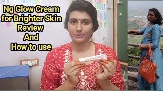 Best skin brightening cream ng glow cream review in telugu [upl. by Ahseenal]