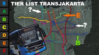 Transjakarta BRT Corridors Tier List [upl. by Webster]