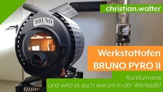 Werkstattofen  Warmluftofen Bruno Pyro II  2  16kW [upl. by Kernan146]