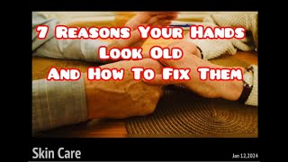 7 Reasons Your Hands Look Old — And How To Fix Them  Meditation music [upl. by Standford]