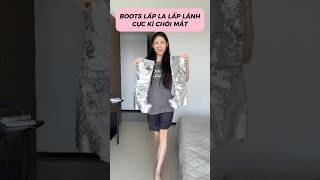 ĐÔI BOOTS LẤP LA LẤP LÁNH fashion stylish shorts [upl. by Leuams464]