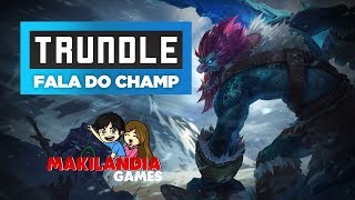 🔴 Como jogar de TRUNDLE em 13 minutos  League of Legends  Fala do Champ S7   REGENERAÇÃO OP [upl. by Lothario]