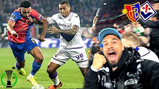 FC Basel VS Fiorentina Eskalation in UECL Halbfinale😱Spiel eskaliert komplett😯 [upl. by Abbub307]