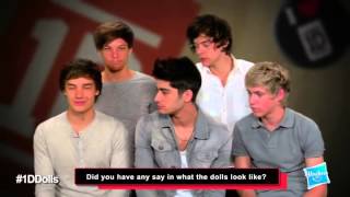 One Direction interview with Hasbro [upl. by Ahsikyt206]