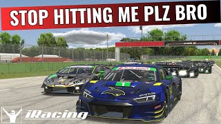 iRacing  Entitled Driver Cant Overtake Clean  GT3  Imola [upl. by Enicul644]