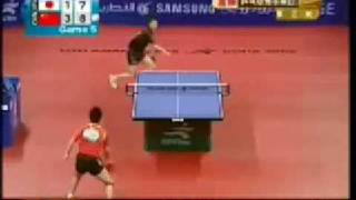 Jun Mizutani vs Wang Hao  Asian Games 2006 [upl. by Naivat]