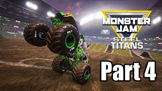 Monster Jam Steel Titans  Part 4 Gameplay  Arena Championship PS4 PRO [upl. by Grose]