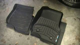 2015  2019 Ford F150 Floor Liners vs Weathertech Liners [upl. by Suoiradal249]