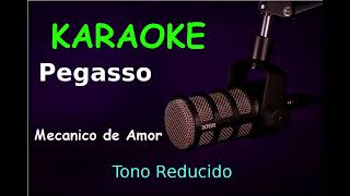 Grupo Pegasso  Mecanico de Amor  KARAOKE  Tono Reducido [upl. by Yerfej784]