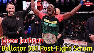 Jason Jackson Talks Victory Over Amosov Journey to Championship Future  Bellator 301 [upl. by Alon334]