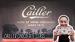 Cailler Chocolate Class in Switzerland [upl. by Ennaimaj]