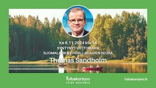 Foibe Akatemia  Syntynyt viittomaan  Thomas Sandholm [upl. by Belter]