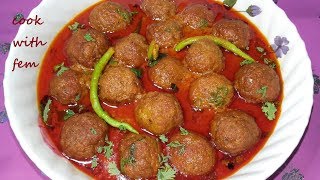 Chicken Kofta Curry  Kofta Curry Recipe  How To Make Kofta Curry [upl. by Brodeur288]