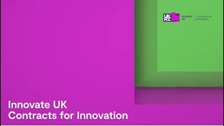 Innovate UK Contracts for Innovation [upl. by Sirapal833]