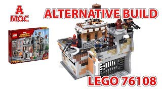 The Endgame Avengers Apocalypse outpost LEGO 76108 Alternate build A MOC [upl. by Alfredo]