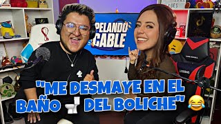 Episodio 40  PELANDO CABLE “Me desmaye en el baño del boliche” 😂 con KELLY MOLINA [upl. by Petersen]