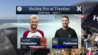 Hurley Pro at Trestles Semifinals Heat 2 [upl. by Audy690]