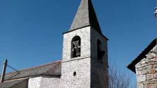 Cloches de léglise SaintÉtienne de ChâteauneufdeRandon [upl. by Geraud]