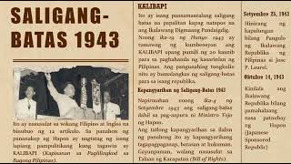 Saligang Batas ng 1899 1935 1943 1973 at 1987 [upl. by Mcginnis]