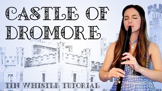 Castle Of Dromore  Traditional Irish BalladLullaby  Tin Whistle Tabs Tutorial [upl. by Dnalra]