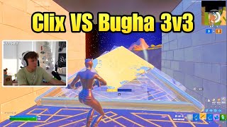 Clix VS Bugha 3v3 Zone Wars [upl. by Dittman]