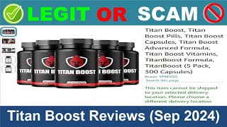 Titan Boost Reviews  Jun 2024 Beware of Scam Watch Now [upl. by Prevot764]