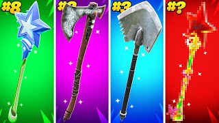 31 SWEATIEST Pickaxes For Season 4 Fortnite [upl. by Mcwilliams]