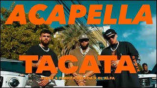 TACATA REMIX ACAPELLA STUDIO  El alfa fuerza regida Tiagz [upl. by Bent950]