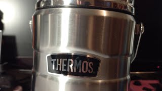 Thermos Big Boss 47 Oz 139 Litre Food Thermos Review 2022 Beginner Guide how to use a food Thermos [upl. by Adlesirk]