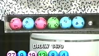 1995 Tattslotto Draw 1479 [upl. by Dusen]