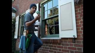 quotHow to cleanquot French pane windows [upl. by Dallas416]