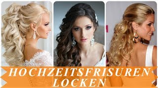 Beste brautfrisur locken [upl. by Amolap948]