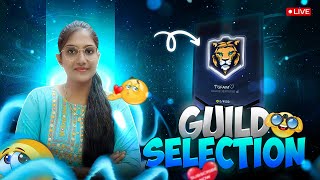 🔴THALAIVI GAMING GUILD SELECTION  GUILD WAR PLAYERS SELECTION  TAMIL GIRL GAMER LIVE freefire [upl. by Ennovaj]