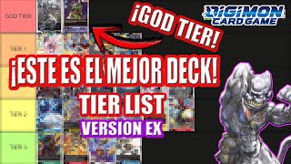 Tier List Los Mejores Decks de la expansión EX Digimon TCG [upl. by Neelat]