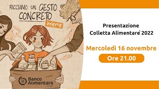 Evento di Presentazione Colletta Alimentare 2022 [upl. by Nirik]