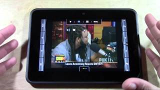 SlingPlayer Slingbox on the Kindle Fire HD​​​  H2TechVideos​​​ [upl. by Ioyal]