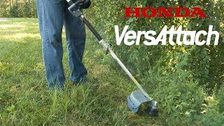 Honda VersAttach Trimmer Attachment Setup and Operation [upl. by Froemming]