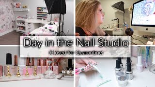 Behind the Scenes of Filming Videos for YouTube  Nail Tech Blogger  Day in the Life [upl. by Siroved509]