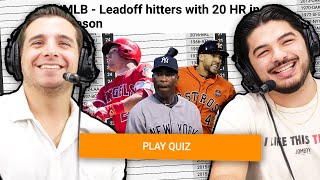 Can we name every leadoff hitter to hit more than 20 homers [upl. by Htabmas]