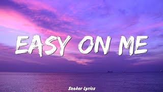 Adele  Easy On Me Lyrics [upl. by Kore501]