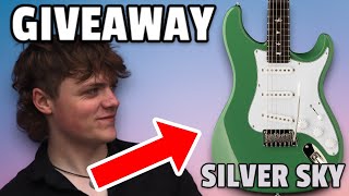 GIVEAWAY TIME  Win a PRS Silver Sky for free [upl. by Anelrac435]