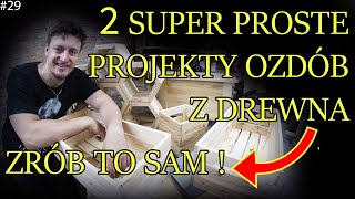 SUPER PROSTE PROJEKTY DIY Z DREWNA KTÓRE ZROBISZ SAM [upl. by Reger]