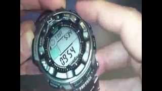 Casio Pathfinder Protrek Watch PRW2500T – 7 Review [upl. by Anidam]