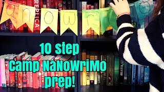 MARCH into Camp NaNoWriMo  10 Step Prep [upl. by Garaway]