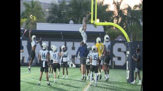 FIU Panthers hold first spring practice [upl. by Kenzie613]